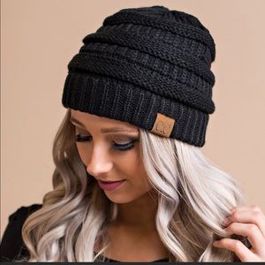 Black CC Beanie